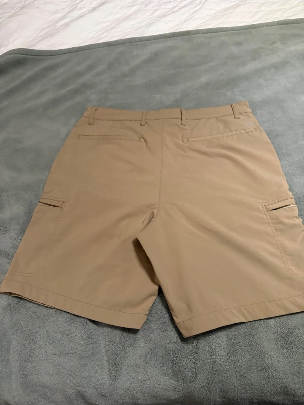 Chaps Men’s Tan Cargo Shorts - Utility Pockets